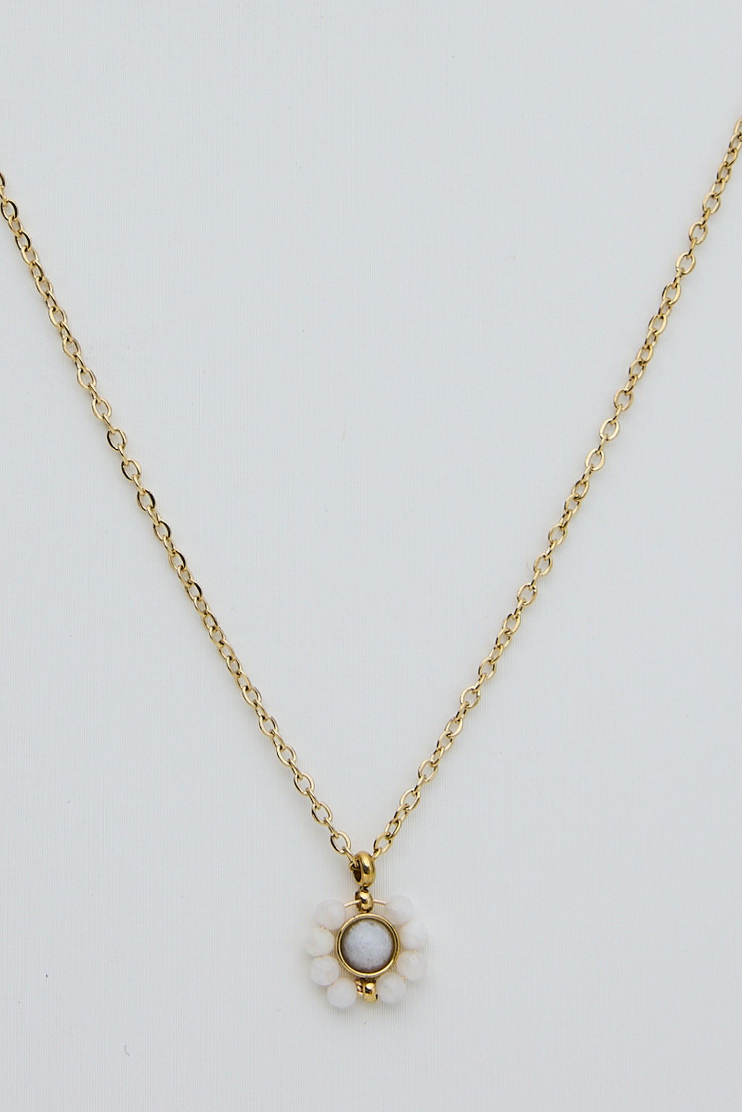 Palais Necklace - White