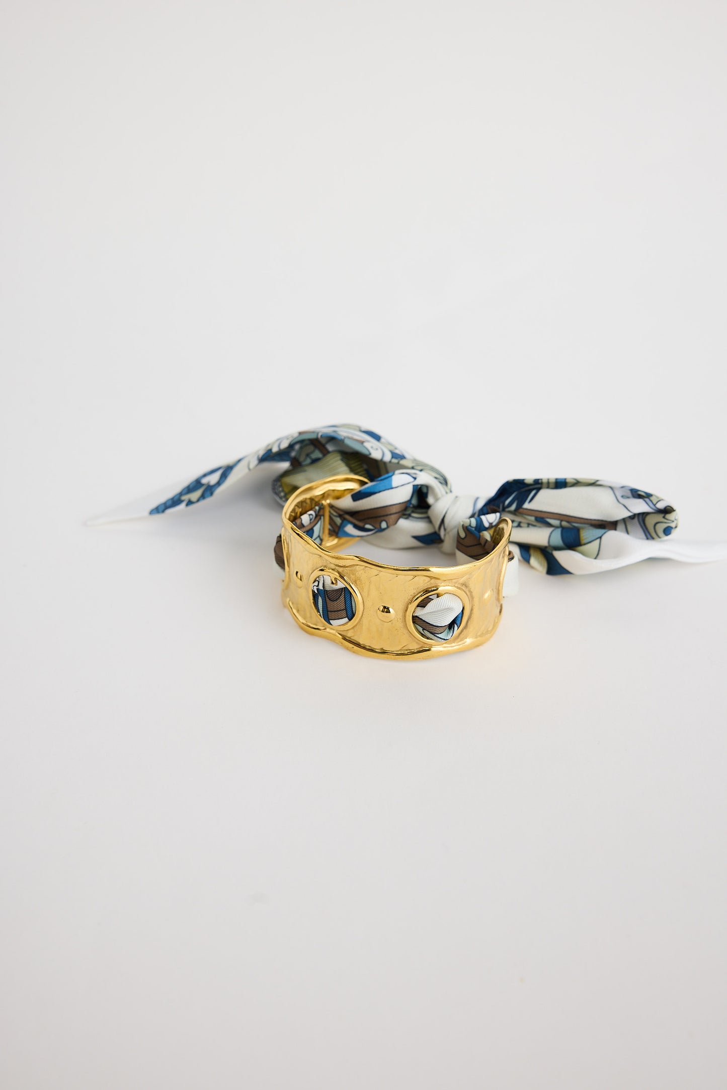 Haven Scarf Cuff - Dark Blue