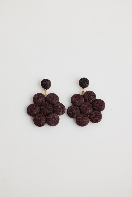 Heritage Earrings - Chocolate