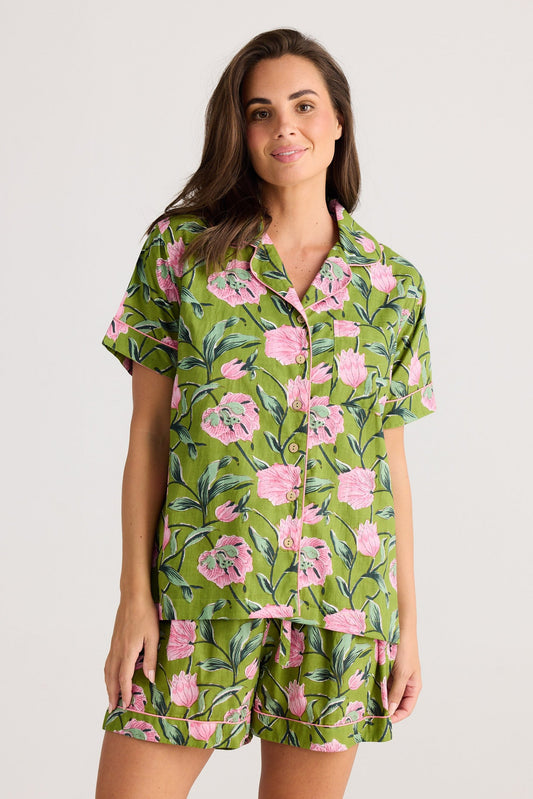 Namaste Pyjama Set - Padma Print