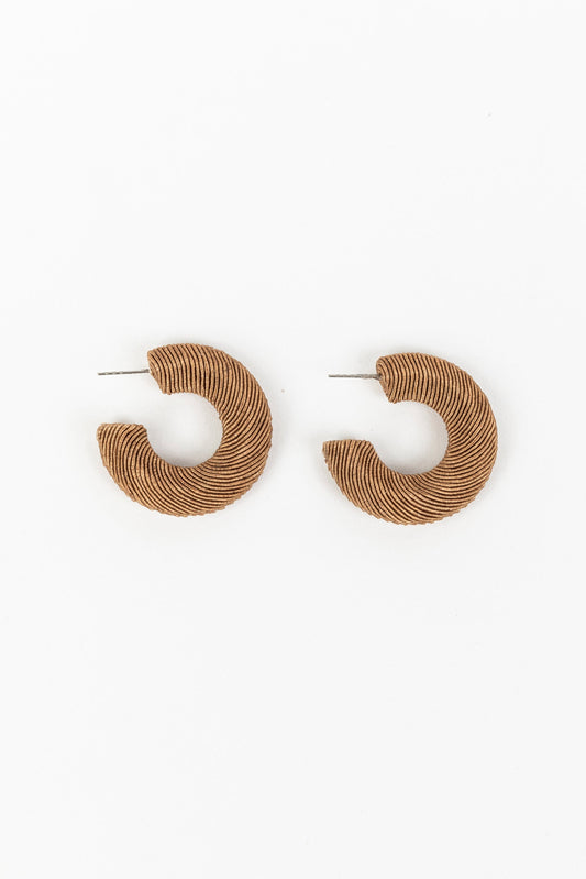 Calypso Earrings - Taupe