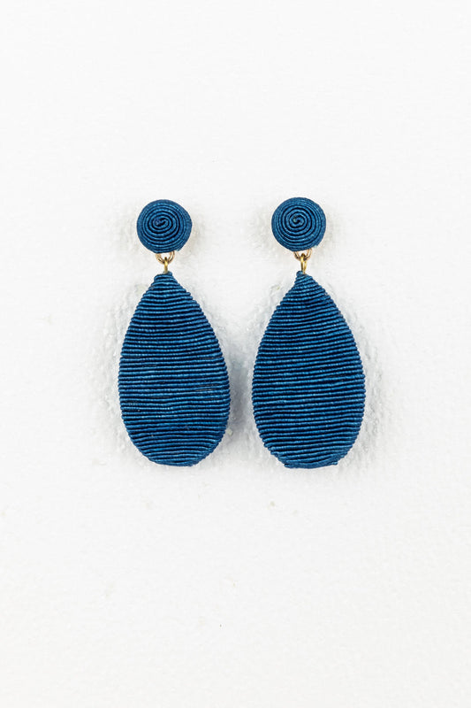 Hailey Earrings - Blue