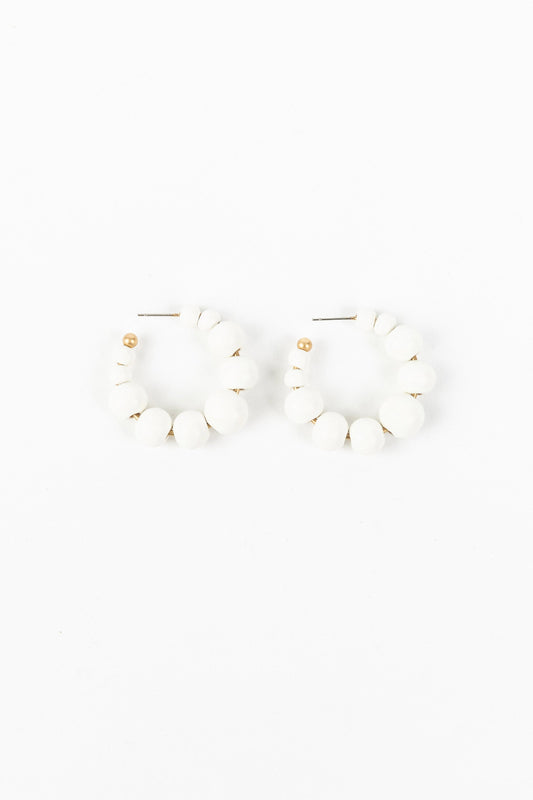 Senorita Earrings - White