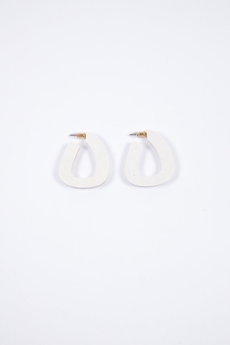 Siesta Earrings - White