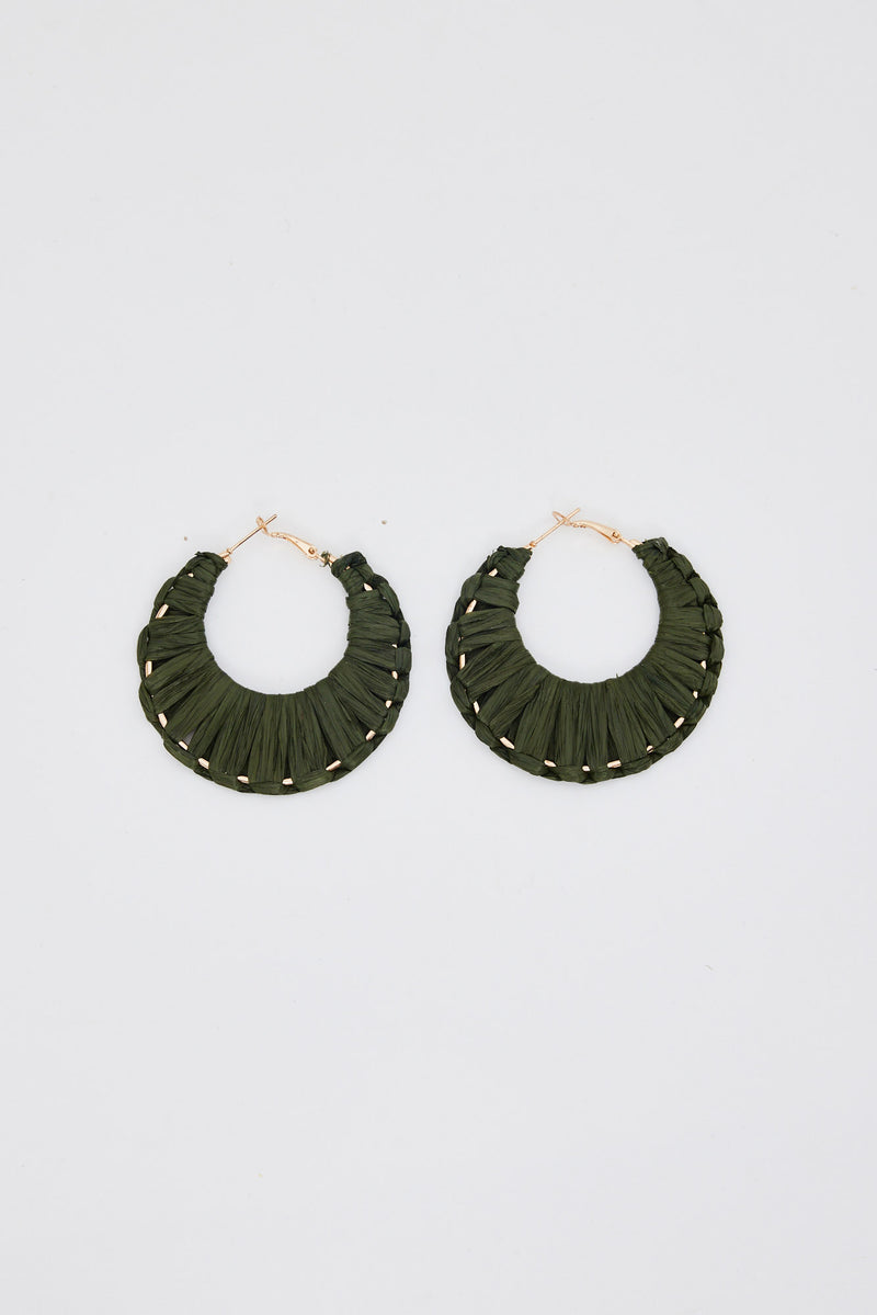 Britt Earrings - Green