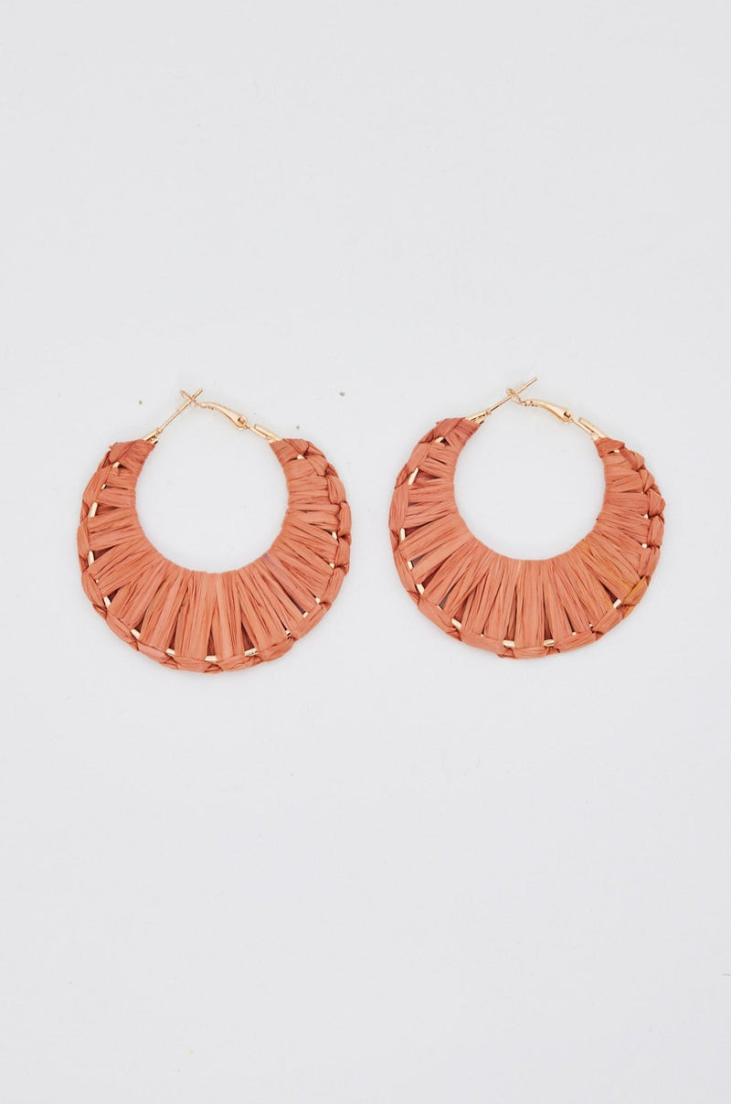 Britt Earrings - Rust