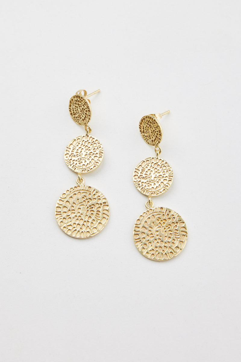 Ria Earrings - Gold