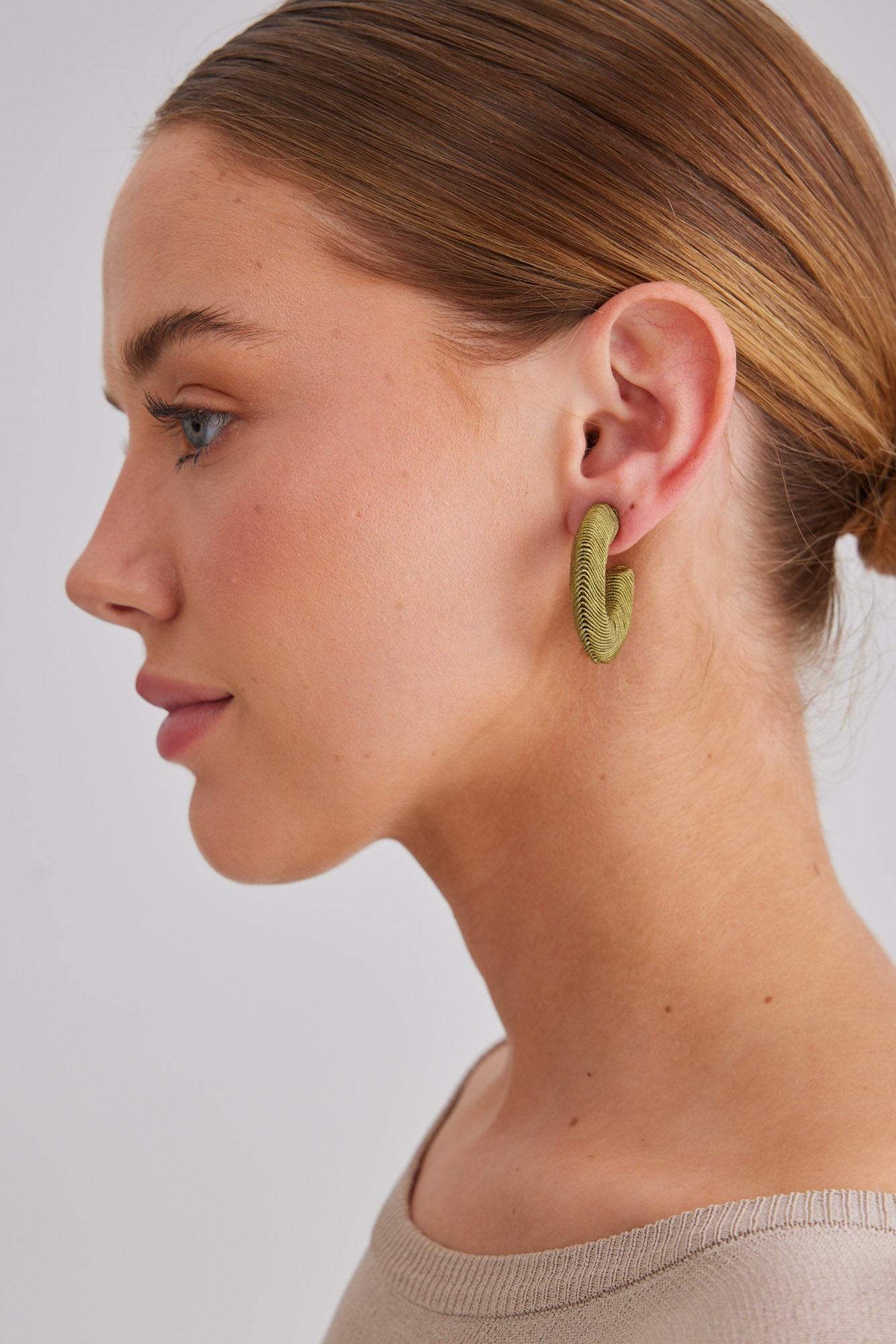 Cliffside Earrings - Olive