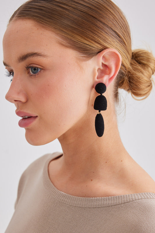 Marnie Earrings - Black