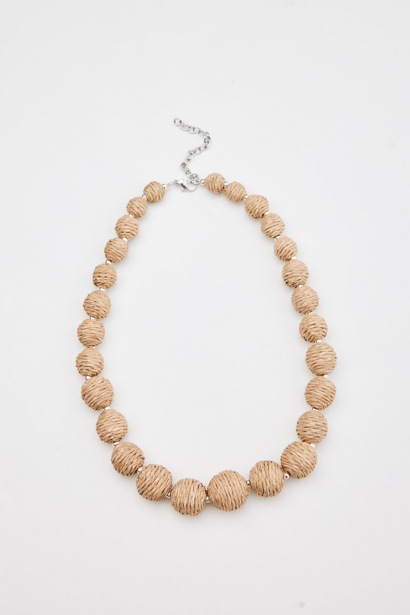 Jersey Necklace - Natural