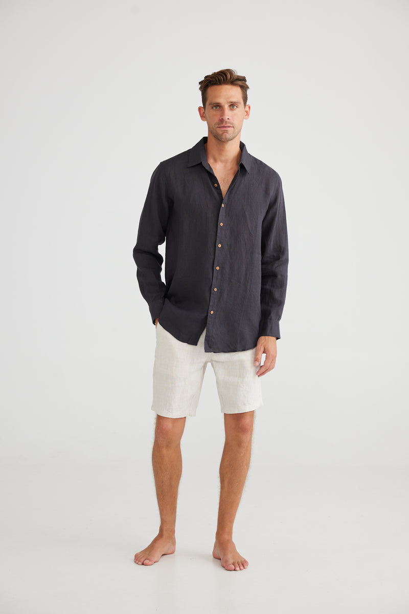 Oxford Shirt - Charcoal