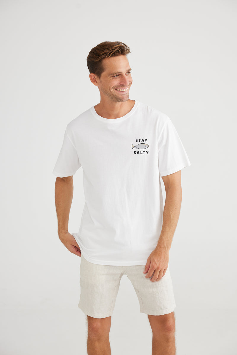 Stay Salty Tee - White