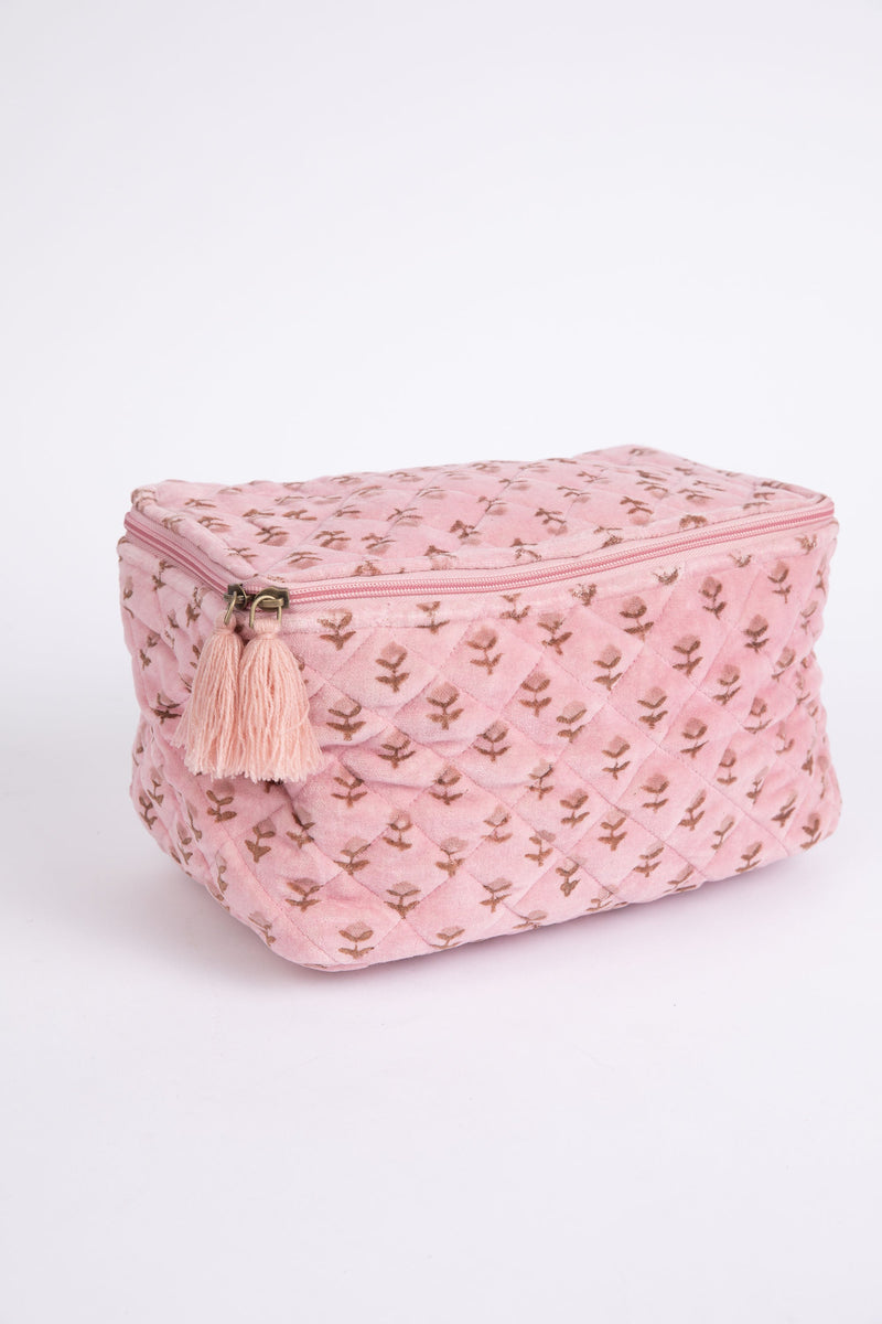 Cosmetic Bag Large - Strawberry Fields