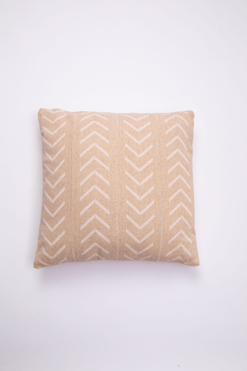Zulu Mud Cloth Cushion - Natural