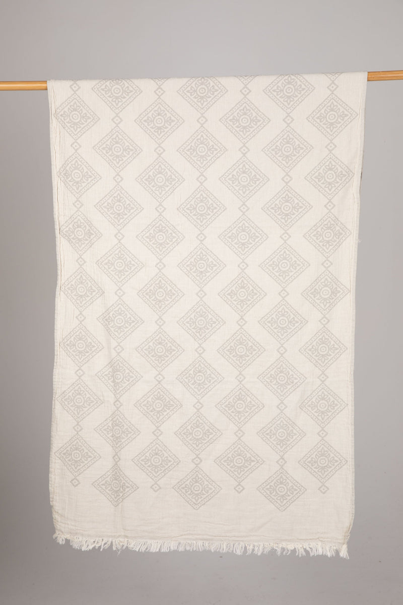 Grecian Towel - Samos Grey