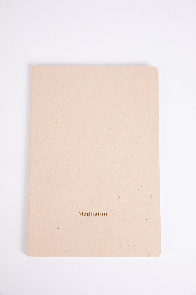 Meditation Notebook - Beige