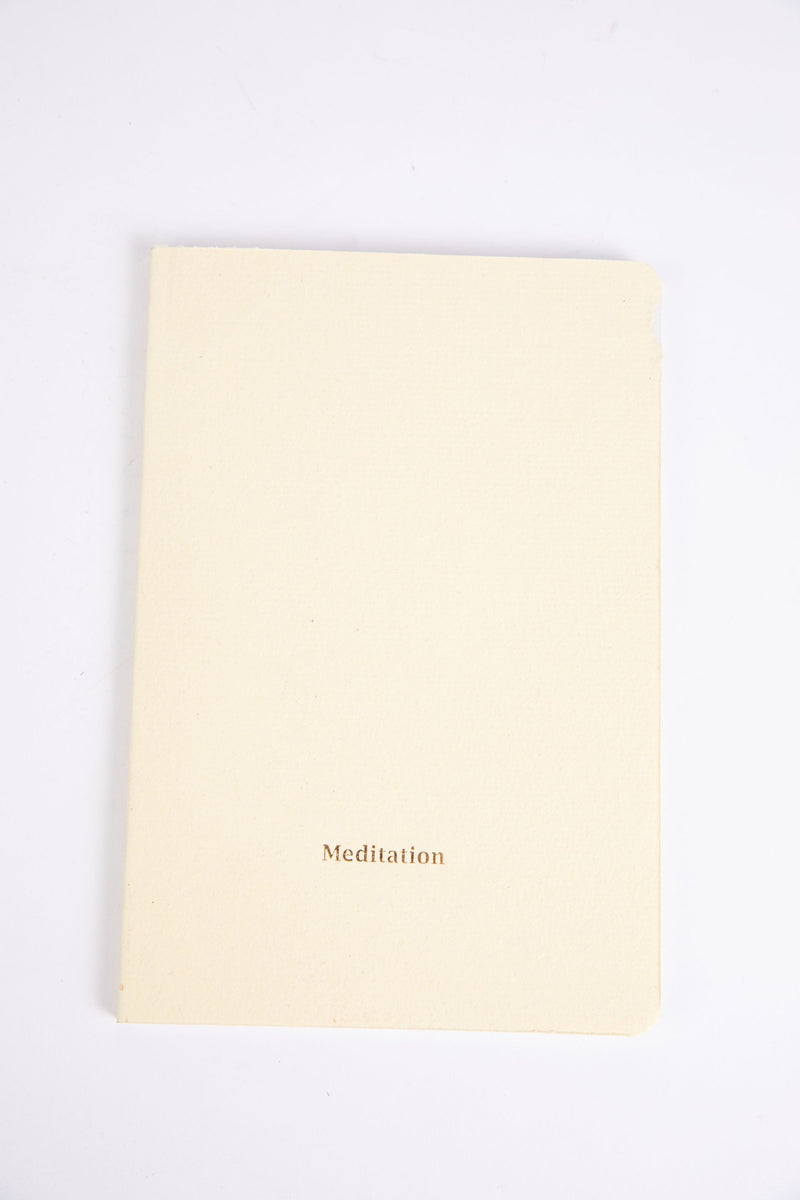 Meditation Notebook - Pale Yellow